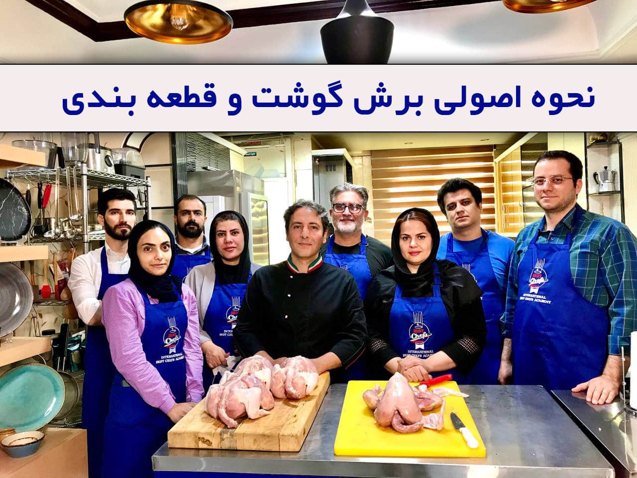 آموزش قصابی - نحوه صحیح و اصولی برش و قطعه بندی گوشت