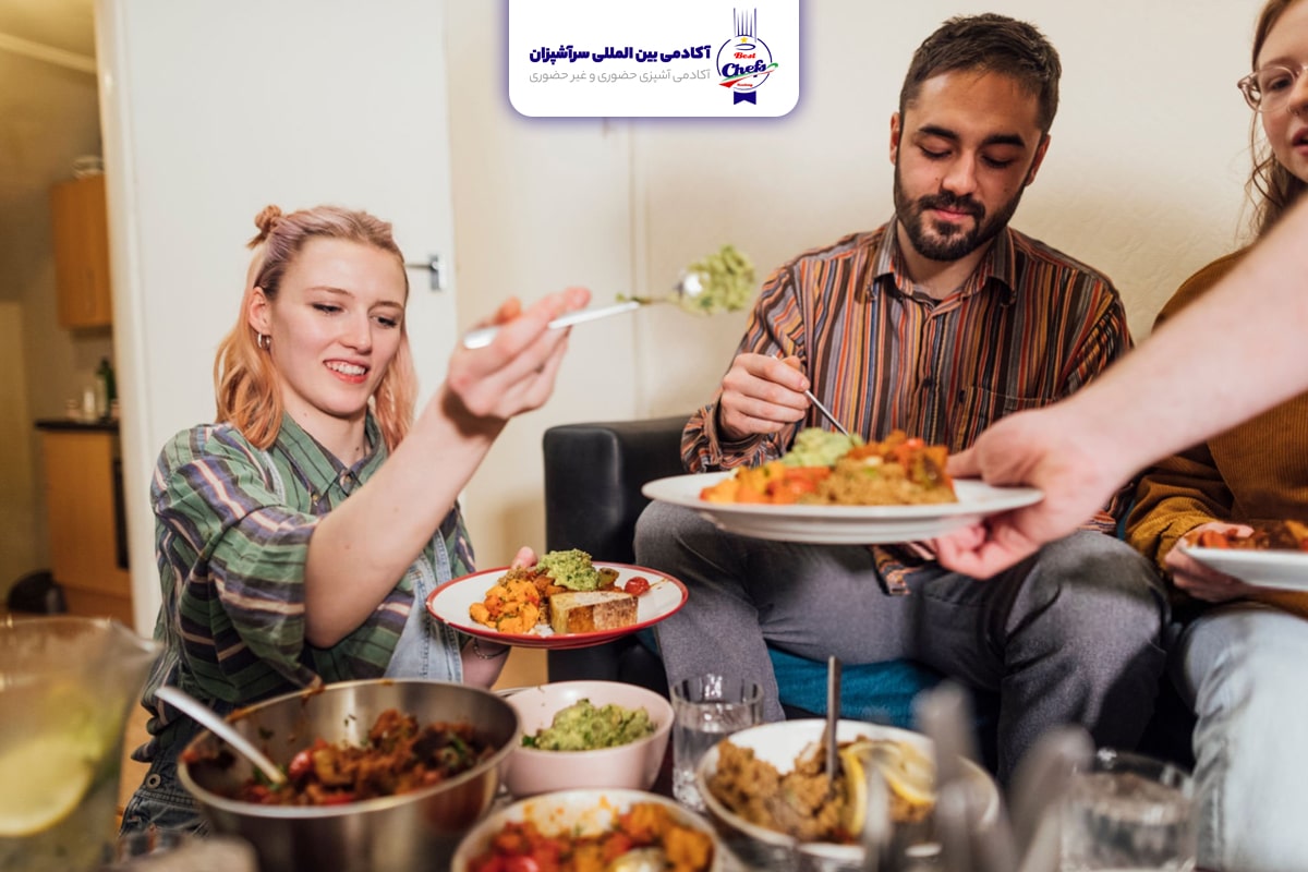 پاستای خوشمزه برای مهمونی 