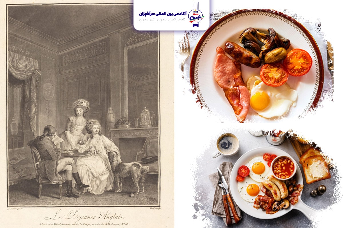 انواع بشقاب صبحانه انگلیسی 