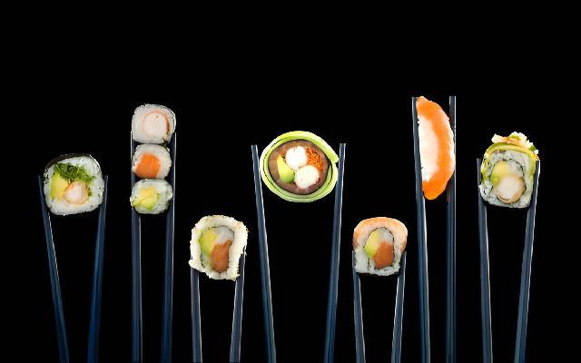 انواع مختلف سوشی 