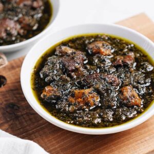 خورشت آلو اسفناج