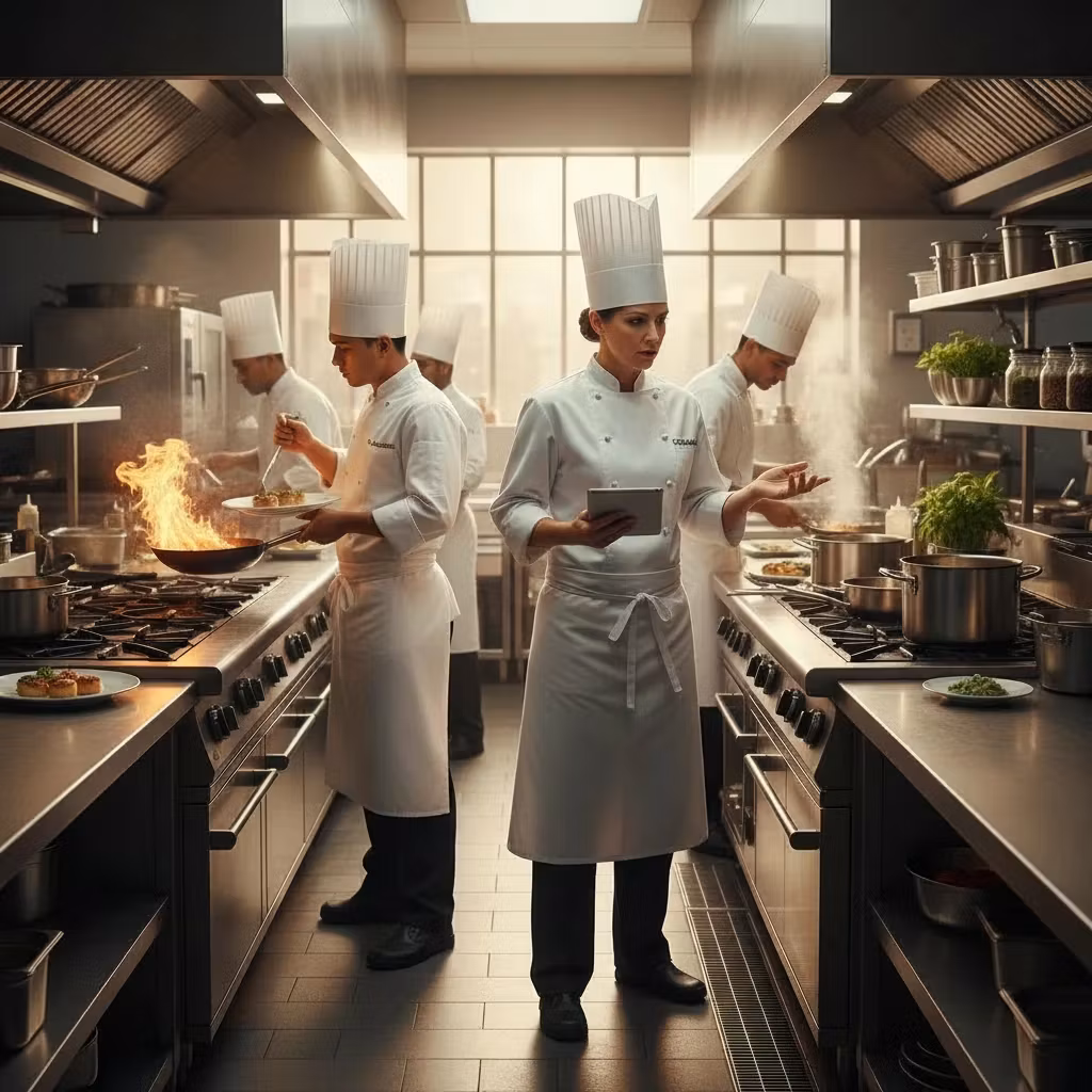 وظایف سرآشپز یک رستوران